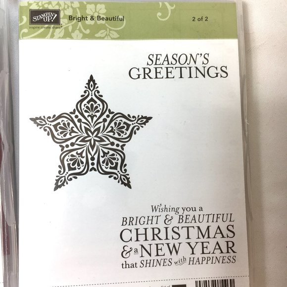 Stampin Up Set of 8 Stamps for the Holidays - Picture 3 of 7